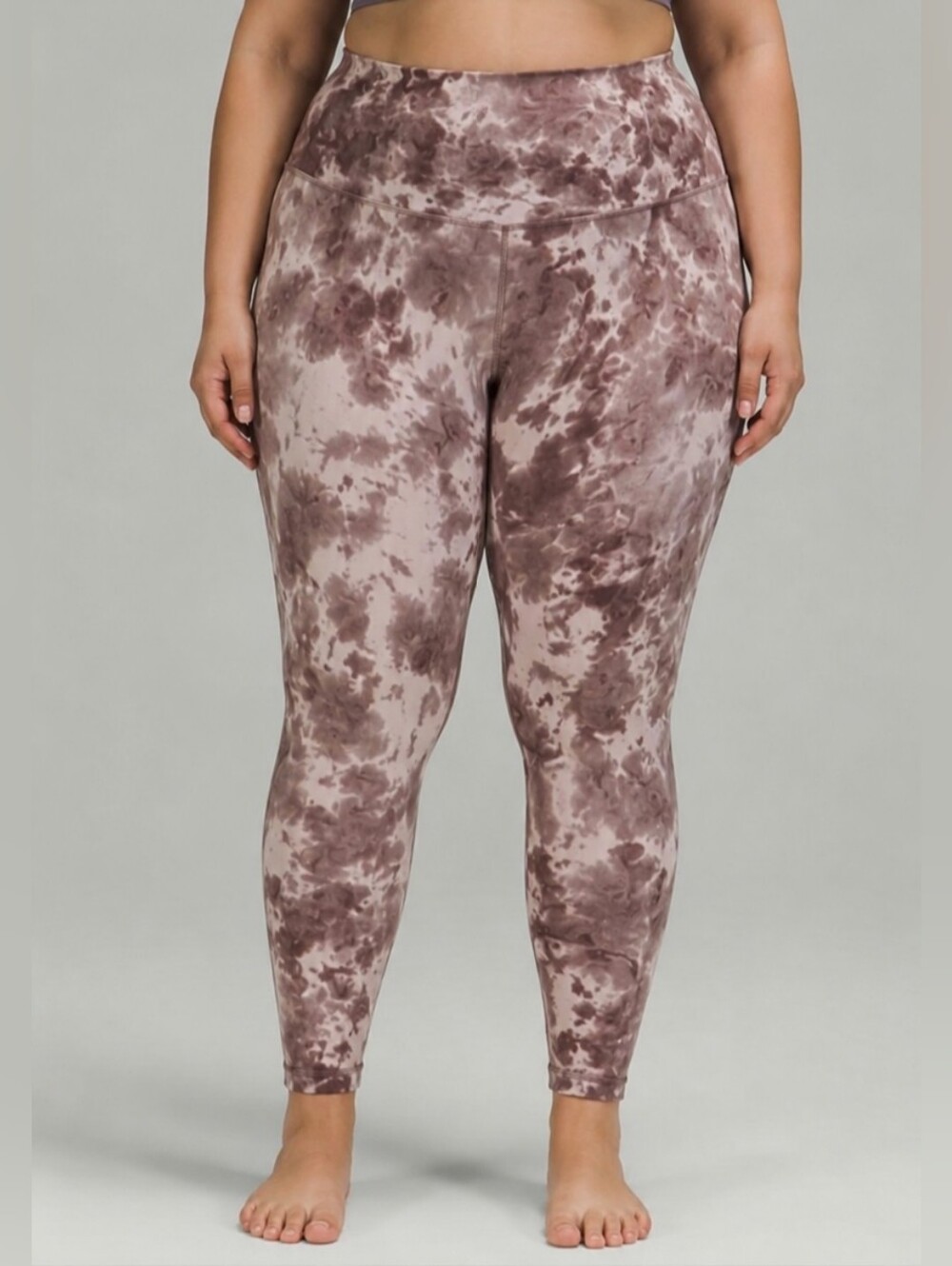 Lululemon Align High-Rise Pant 25" Diamond Dye Mink Bery Lunar Rock Shadow Sz 20